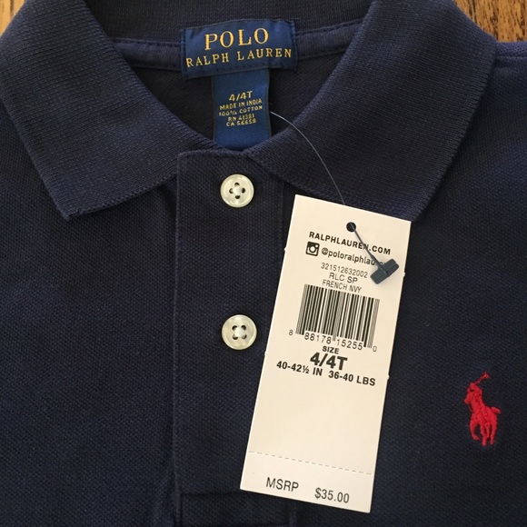 NWT Boys Polo - size 4T - Picture 2 of 4